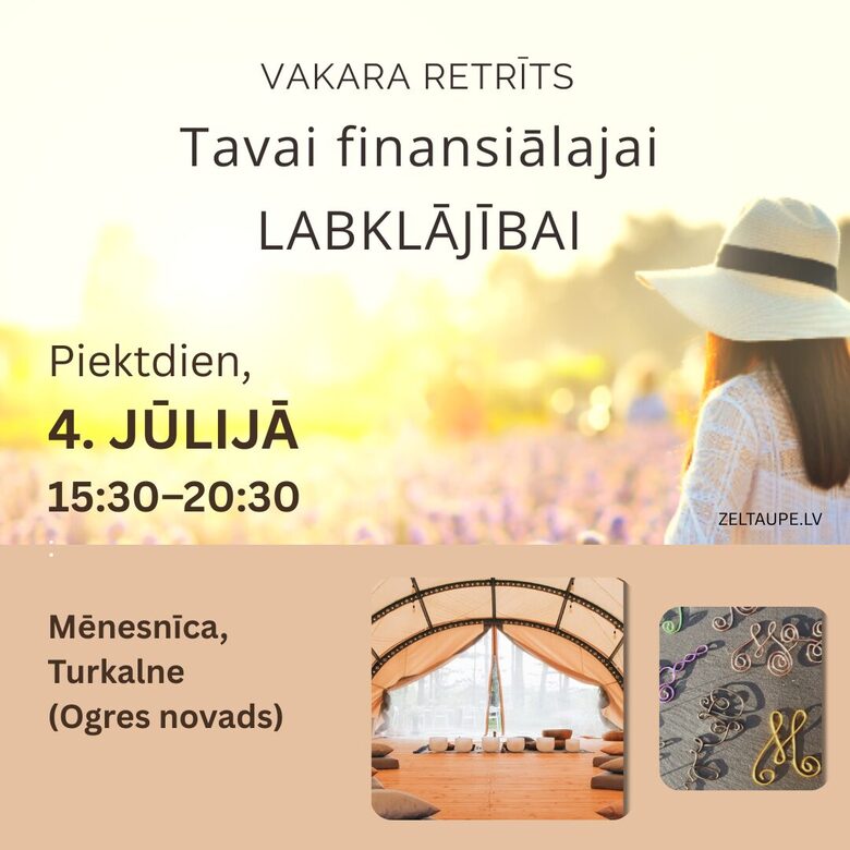 Vakara retrīts finansiālajai labklājībai